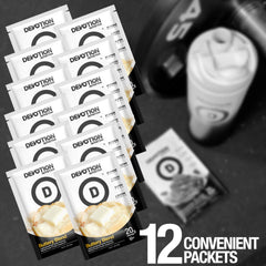Devotion Nutrition Buttery Blend whey and micellar protein for steady amino release