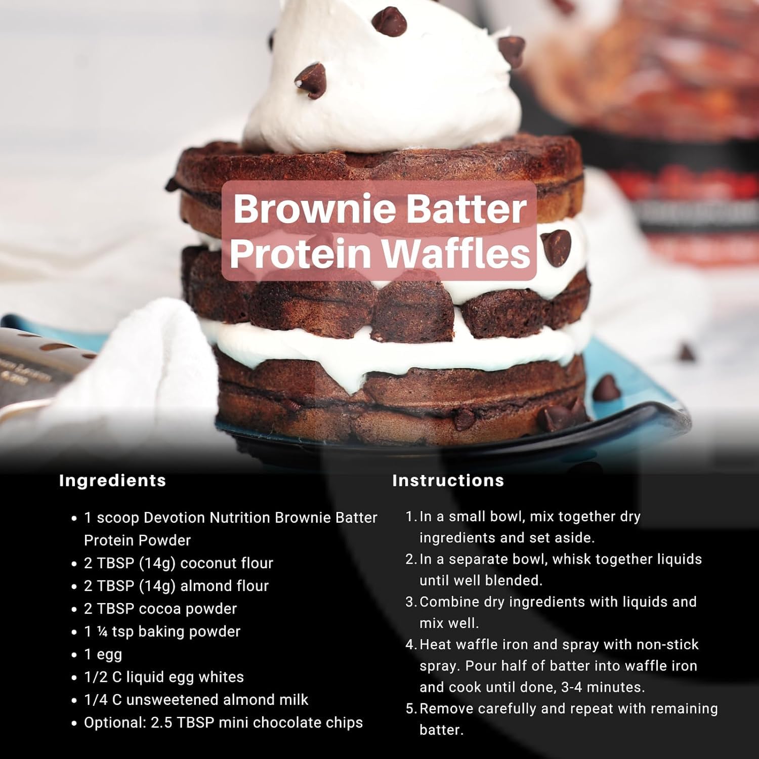 Devotion Nutrition protein packets Salted Caramel Cone flavor indulgent protein treat