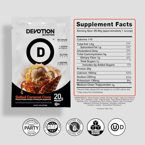 Devotion Nutrition protein powder scoop for quick shake portions
