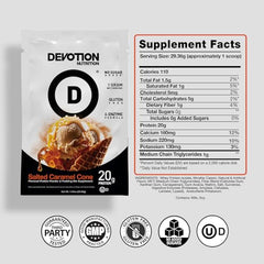 Devotion Nutrition protein powder scoop for quick shake portions