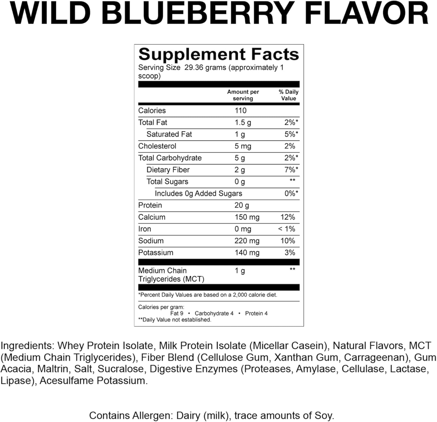 Creamy coffee creamer made with Devotion Wild Blueberry powder.