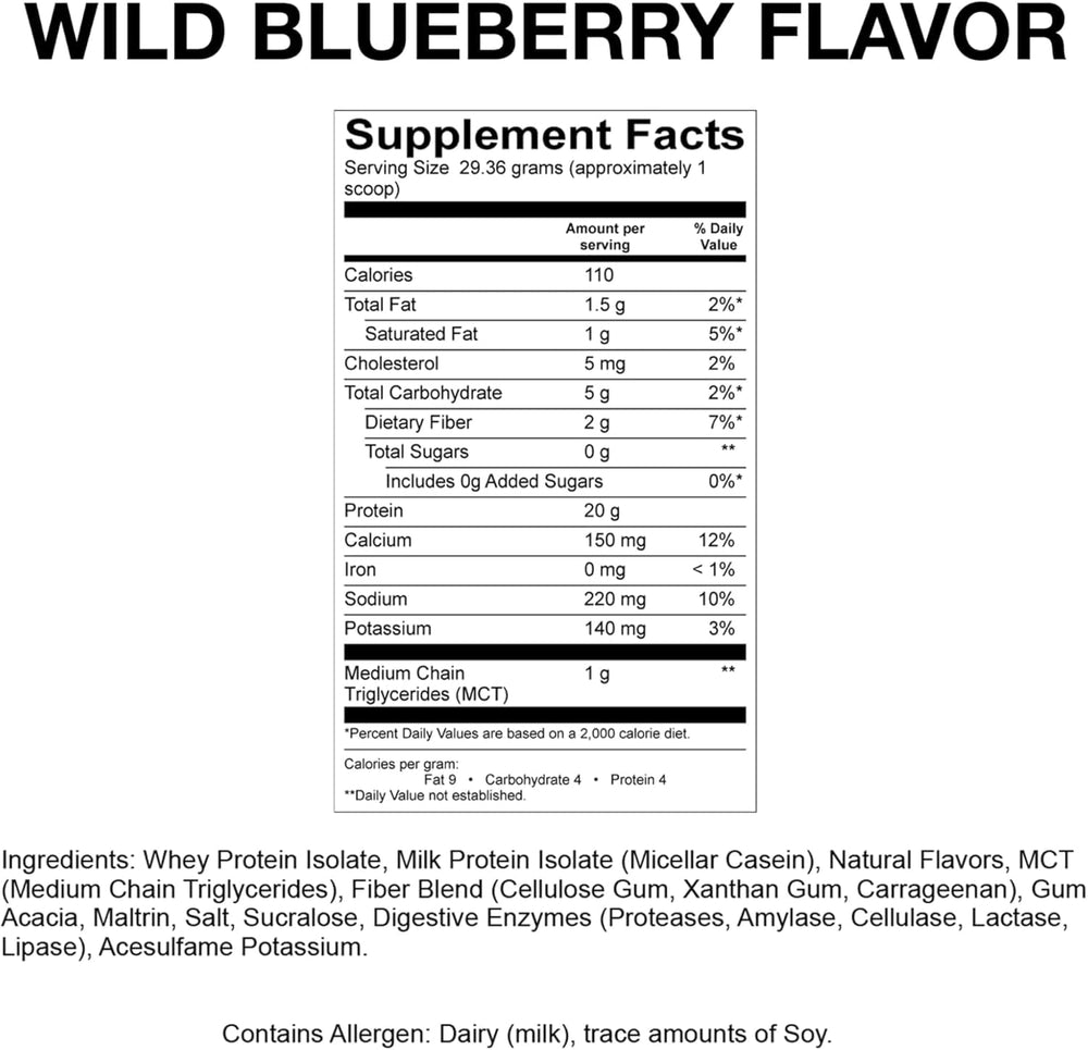 Creamy coffee creamer made with Devotion Wild Blueberry powder.