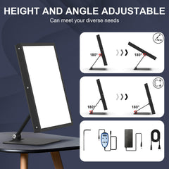 Devowellte Lamp stable square base stays put on desks