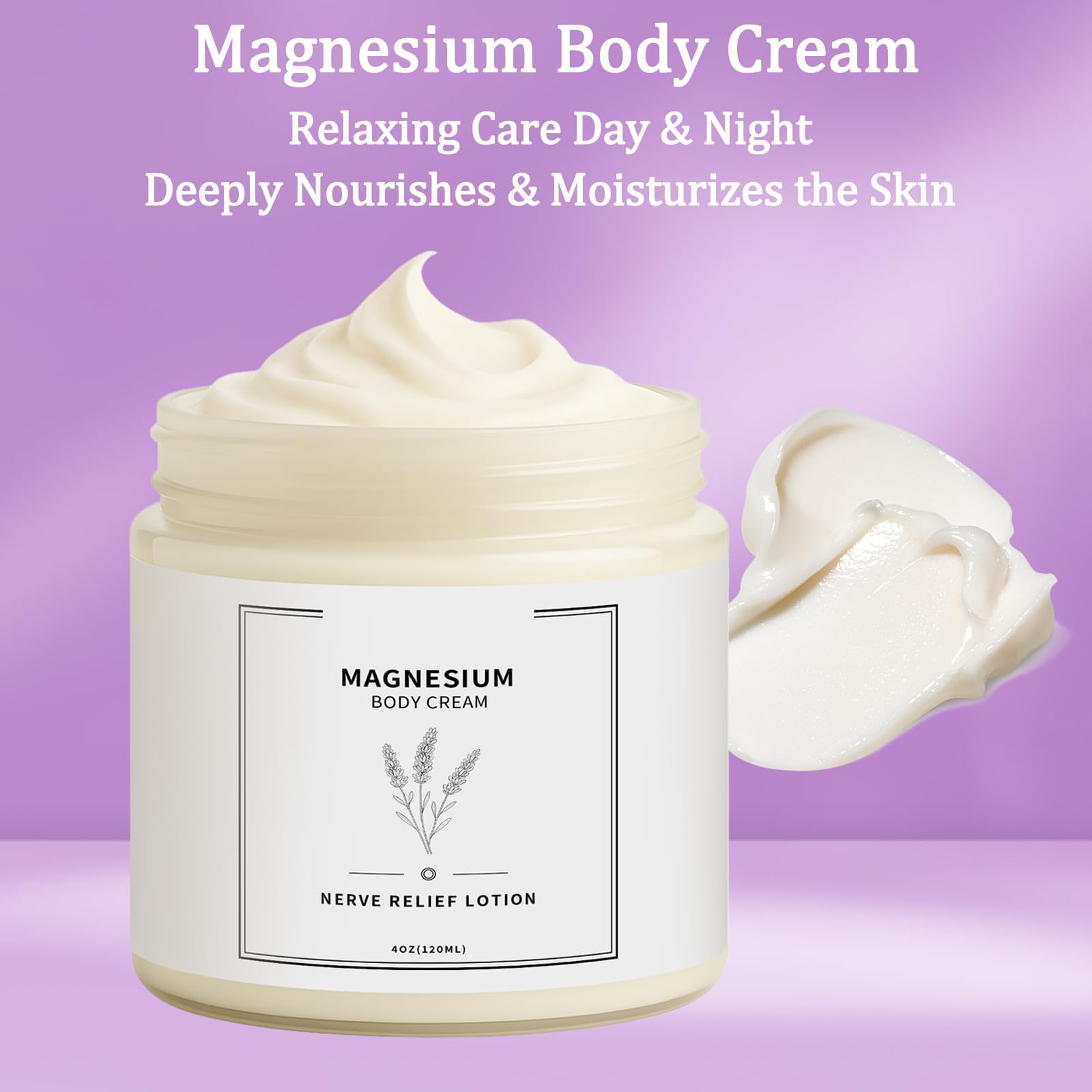DFTLUUE Neuropathy Cream used in night routine for restful skin care.