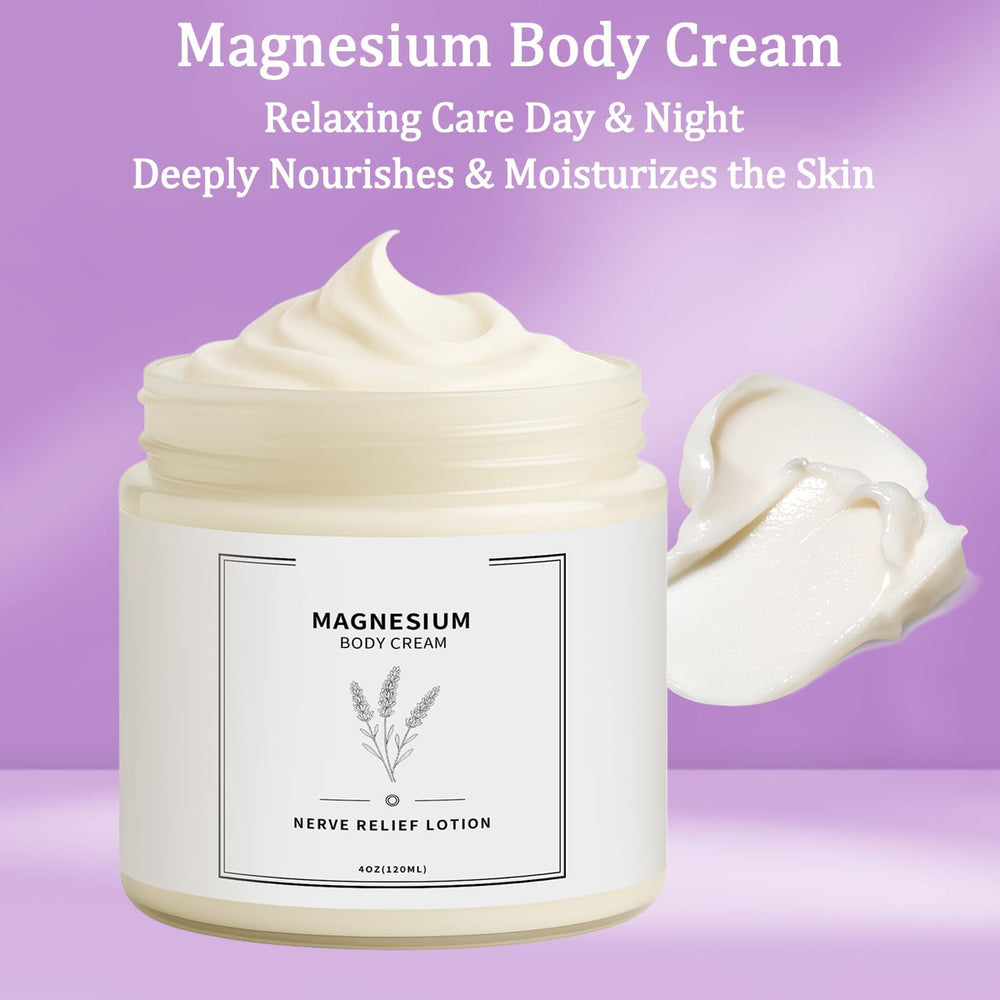 DFTLUUE Neuropathy Cream used in night routine for restful skin care.