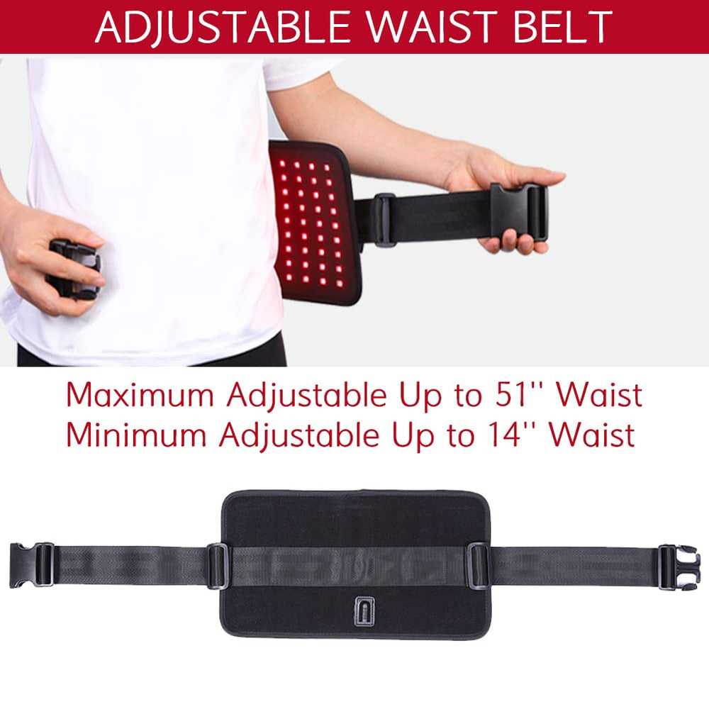 DGXINJUN wearable back belt with adjustable buckle for secure fit.