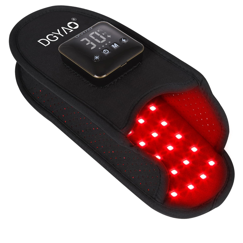 DGXINJUN cordless foot slipper front view shows portable light therapy for feet