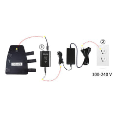 DGXINJUN 15 ft power cord provides flexible room to move during therapy.