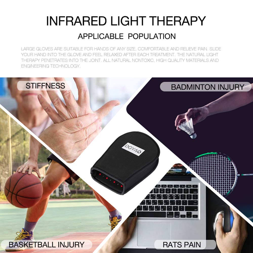 DGXINJUN red light hand pad stored neatly for home or travel