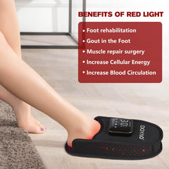 Adjustable timer and multiple modes for customized therapy sessions.