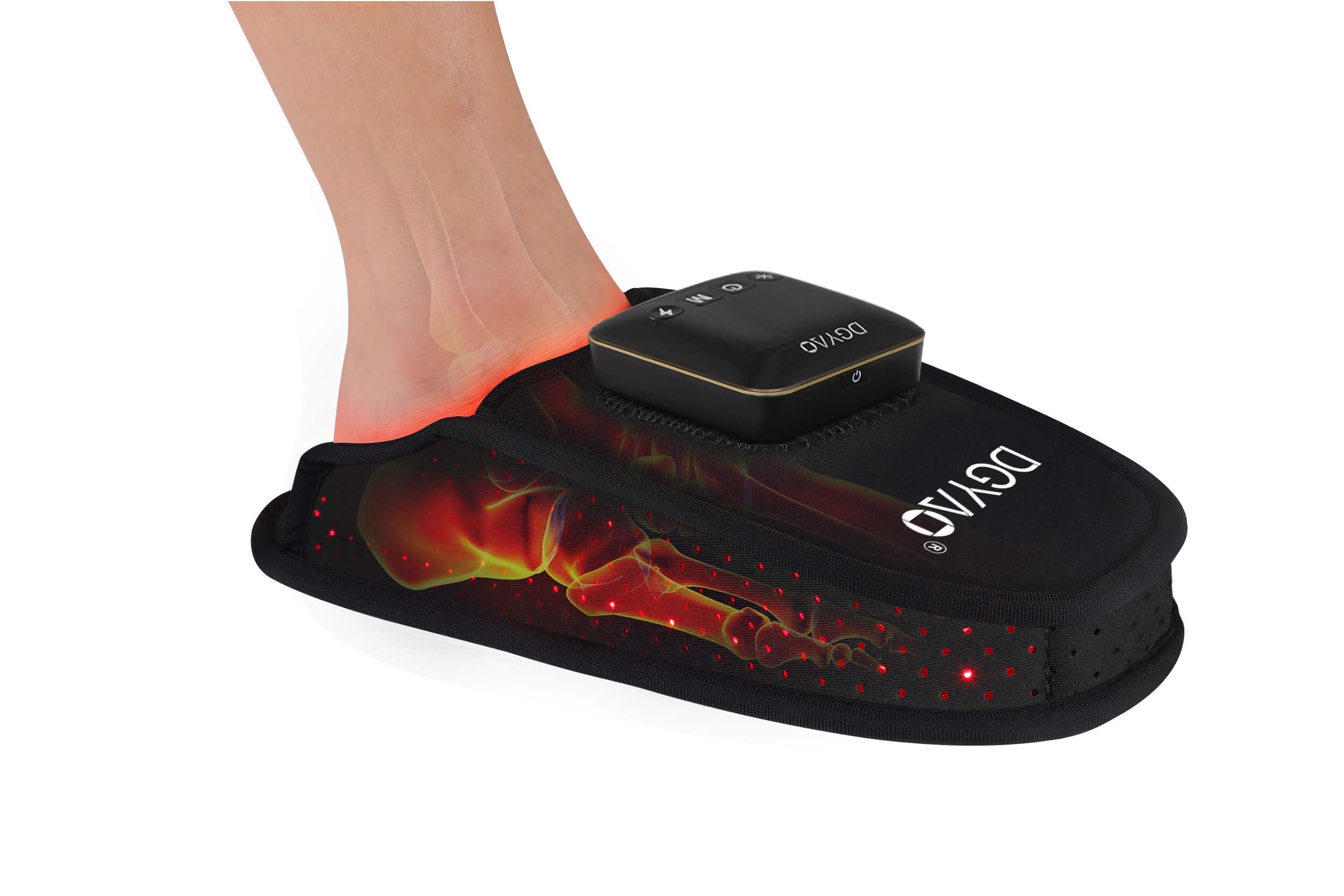 DGYAO D MAX foot slipper paired with knee wrap for a broader routine
