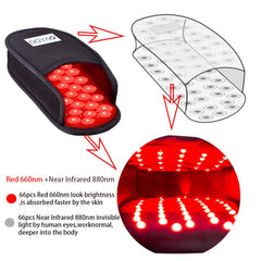 DGYAO foot therapy pad wraps around design enabling full-foot coverage during therapy