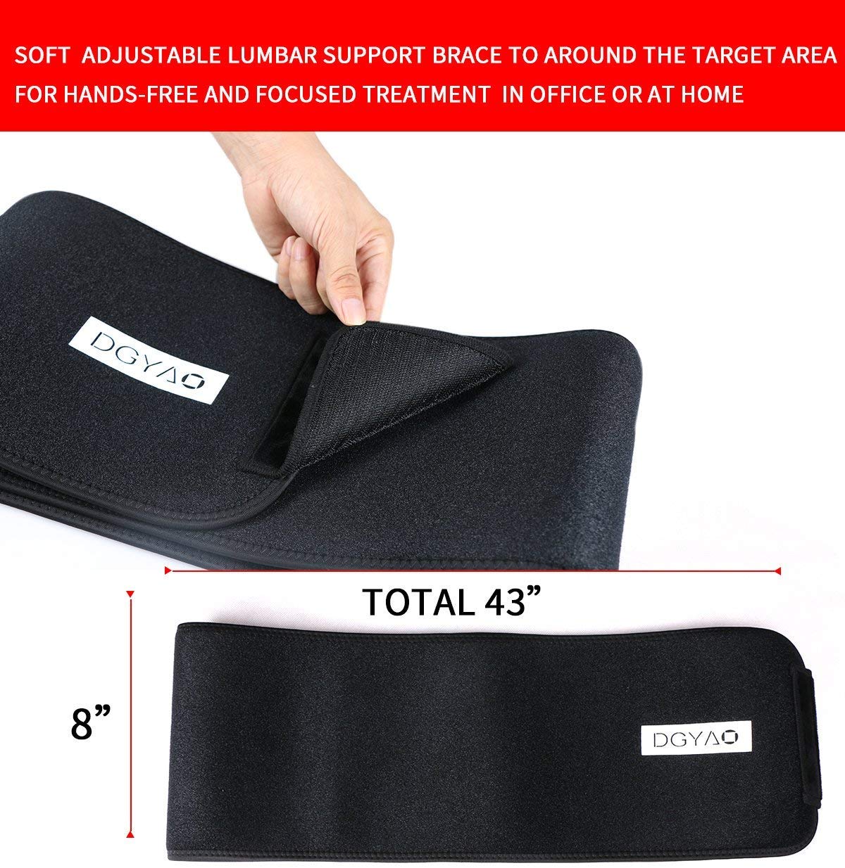 DGYAO belt with timer display enables customizable therapy sessions