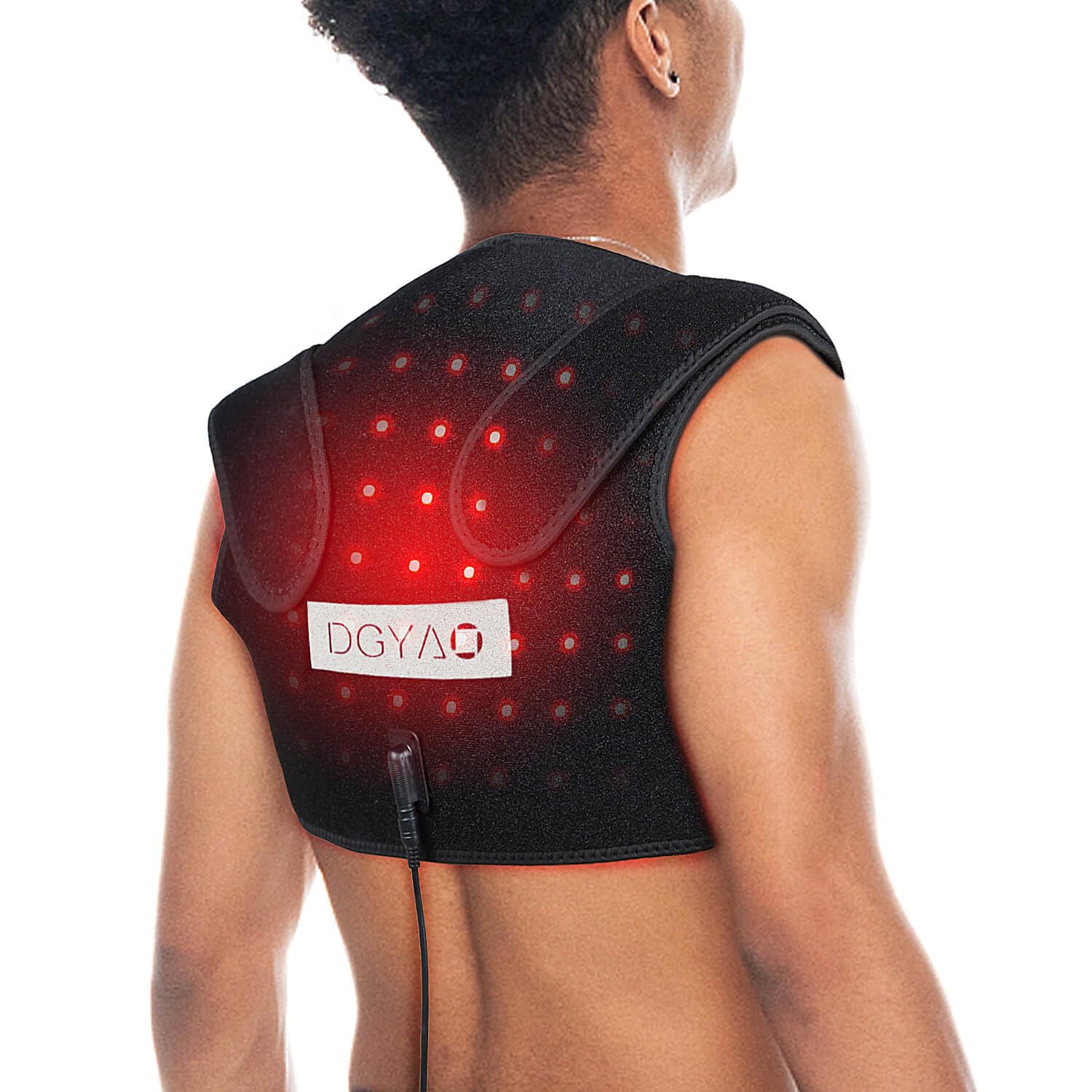 DGYAO shoulder pain relief wrap worn for targeted daily comfort.
