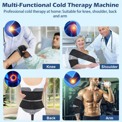 Diagfile cold therapy machine water ice packs extend therapy sessions.