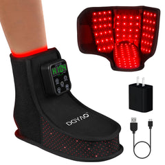 Dialudon rechargeable red-light foot wrap for cordless use at home