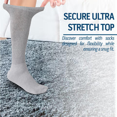 Diamond Star socks in use while walking demonstrates dependable all-day comfort.