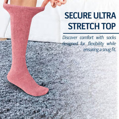 Diamond Star diabetic socks moisture control helps keep feet dry throughout the day.