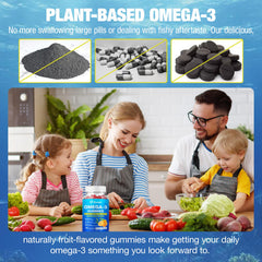 Compact travel-pack DIAOLAI omega-3 gummies for on-the-go use