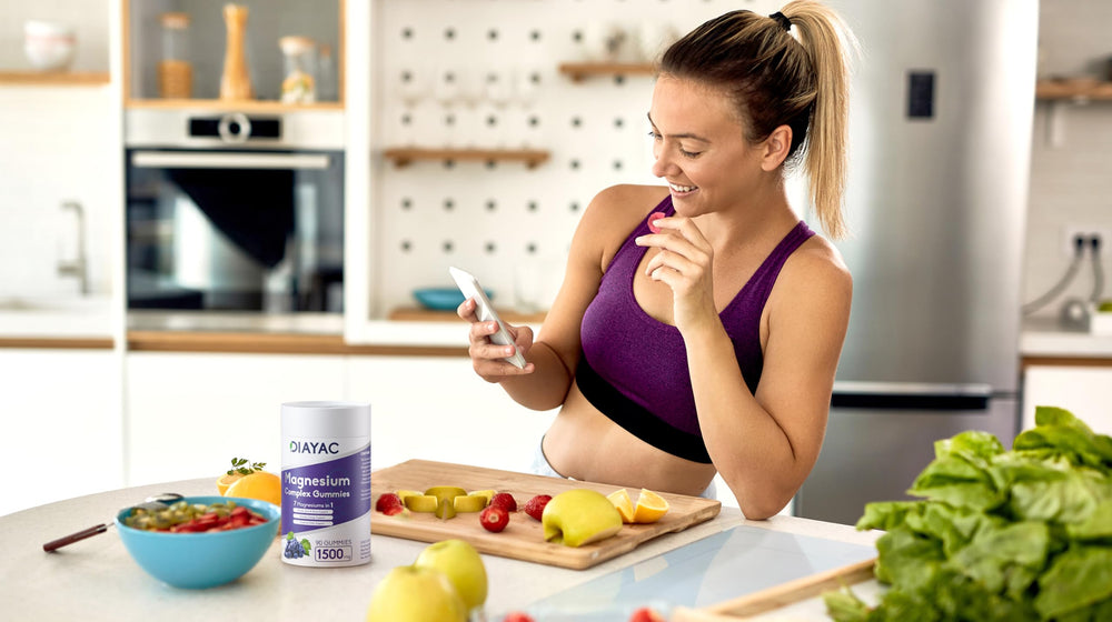 The DIAYAC Magnesium Complex Gummies travel pack supports magnesium on busy trips.
