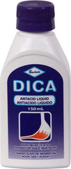 Dica Antacid Liquid bottle for quick relief from heartburn and gas