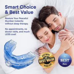 Difiney anti-snoring device case storage keeps components clean and ready