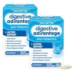 Digestive Advantage bottle of capsules for daily probiotic support.