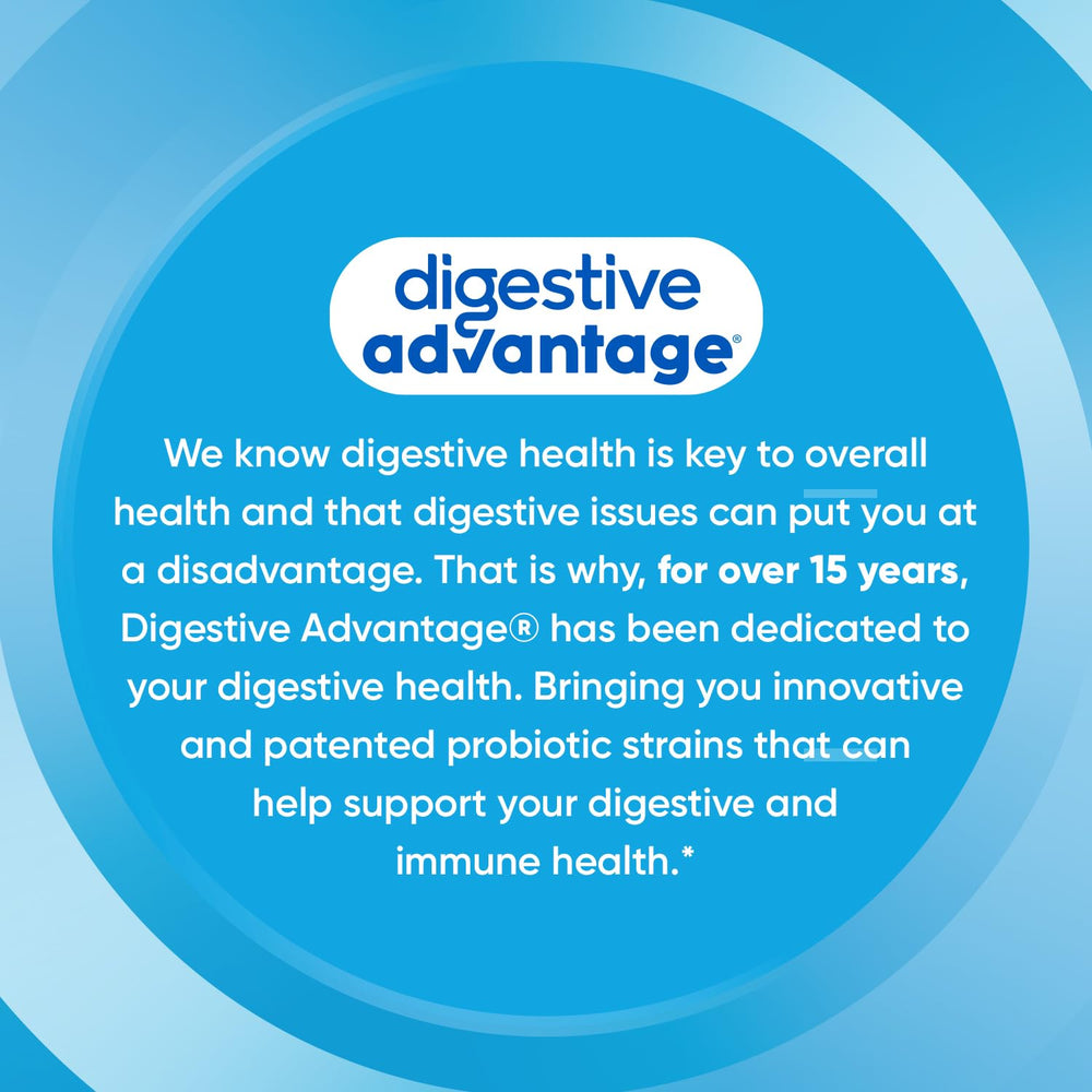Digestive Advantage daily probiotic gummies ingredient close-up highlighting BC30 probiotic.