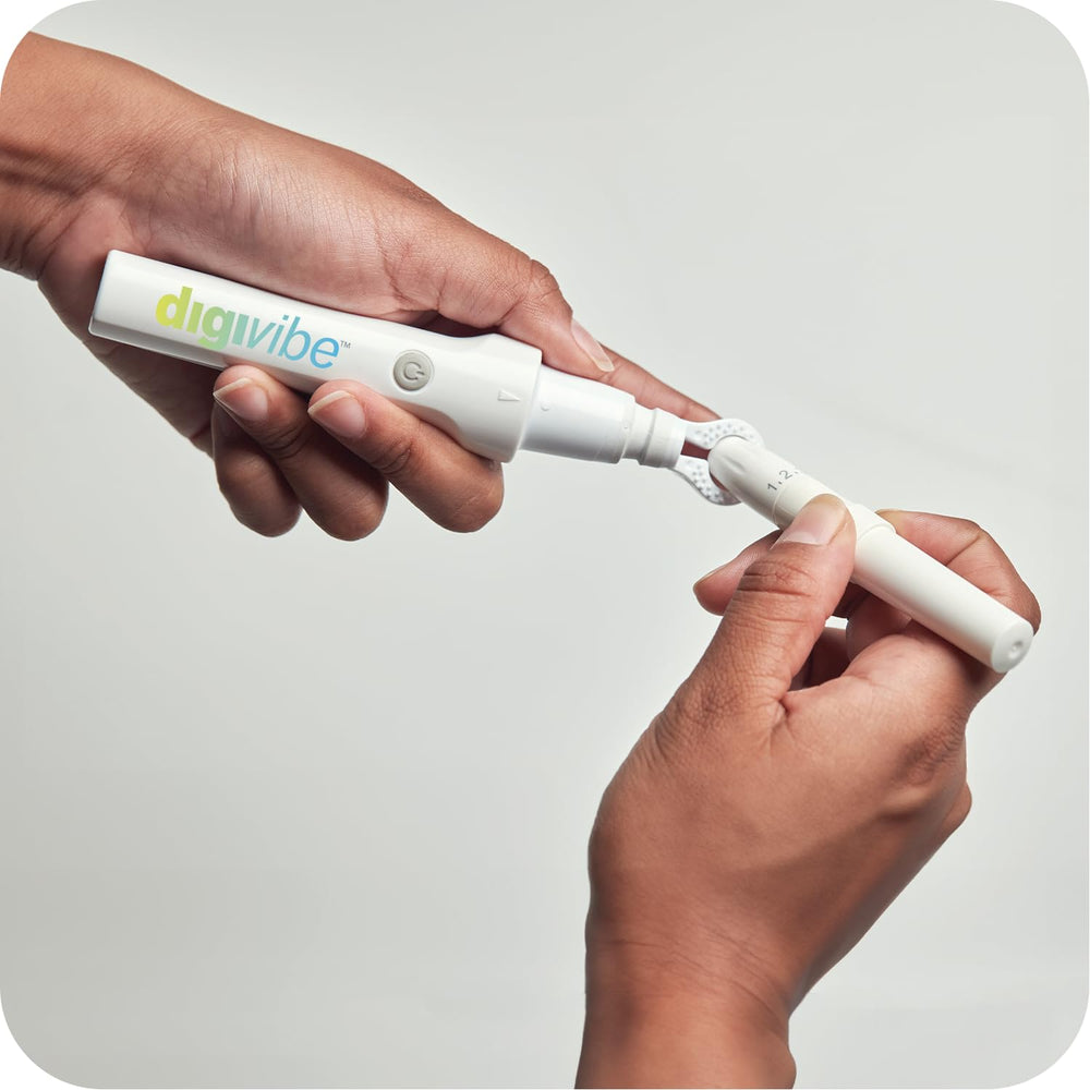 Digivibe compact, portable design ideal for on-the-go diabetes care.
