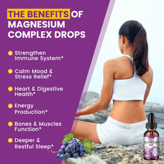 Dilib bottle label close up showing magnesium glycinate blend and ingredients