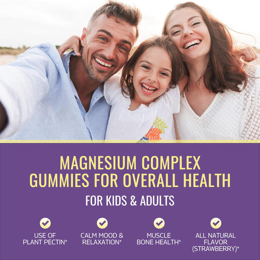 Dilib gummies strawberry flavor packaging, tasty magnesium blend for mood support.
