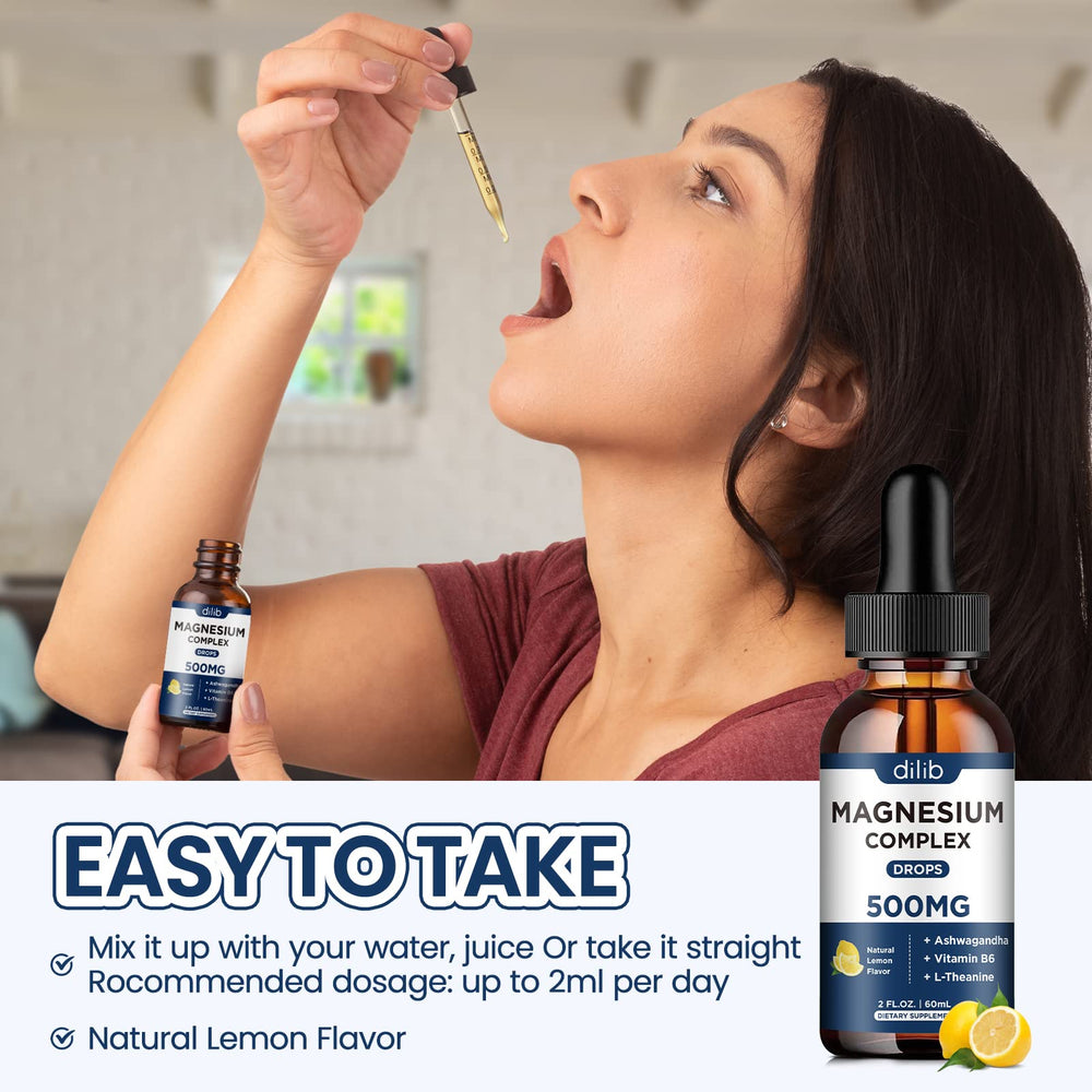Dilib packaging highlights L-theanine and ashwagandha for calm.