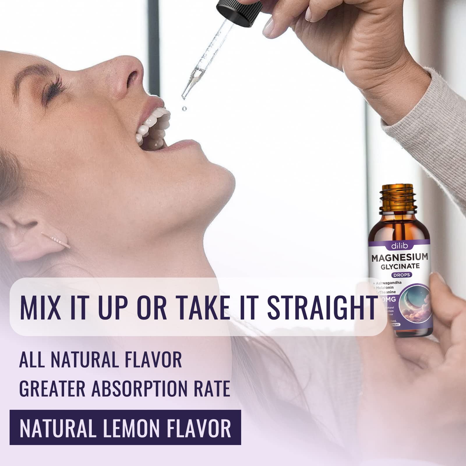 dilib magnesium glycinate drops ingredients list with key components