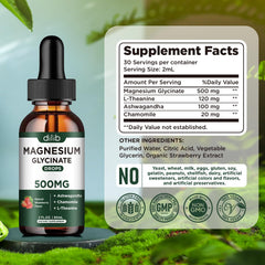 dilib magnesium glycinate drops travel-friendly packaging ready for on-the-go