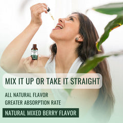 Dilib Magnesium Glycinate Liquid Drops travel-friendly bottle for on-the-go.