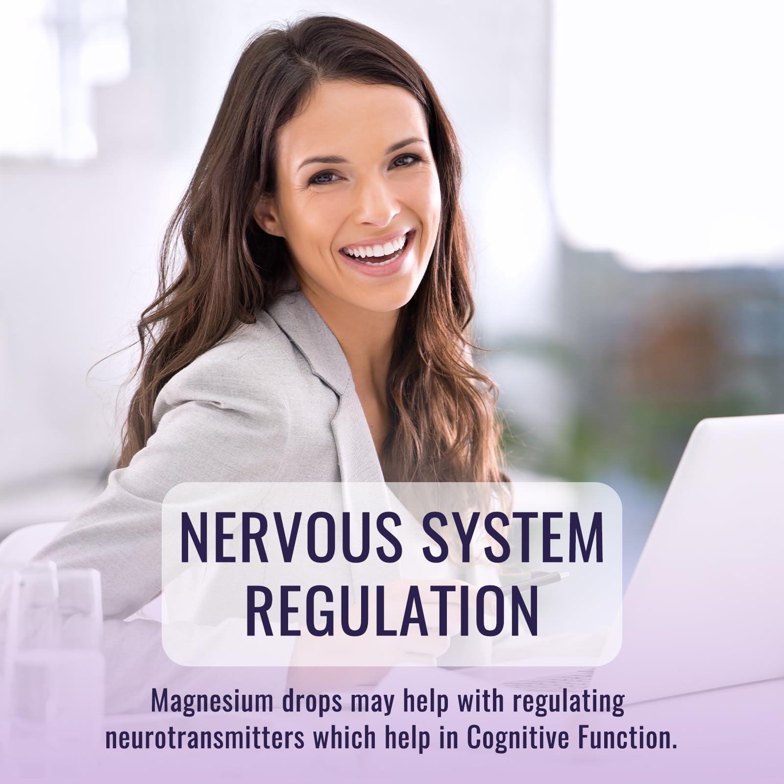 Dilib magnesium glycinate liquid drops vegan-friendly badge reinforces inclusive wellness.