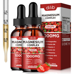 Dilib Triple Magnesium Complex bottle with pour spout for easy serving.