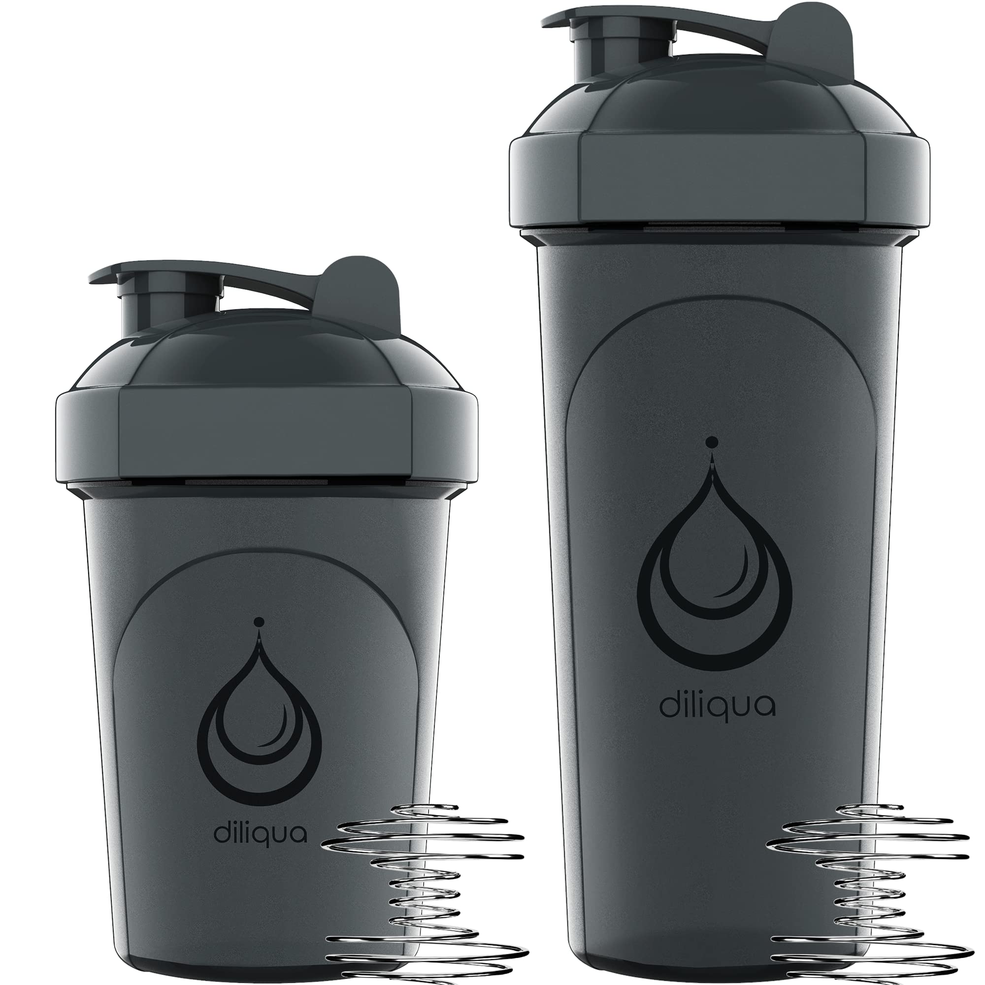 Diliqua 20oz shaker with leakproof lid for convenient travel.