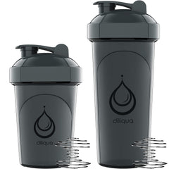 Diliqua 20oz shaker with leakproof lid for convenient travel.