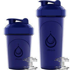 Diliqua 20oz shaker with wire whisk for clump-free blends.