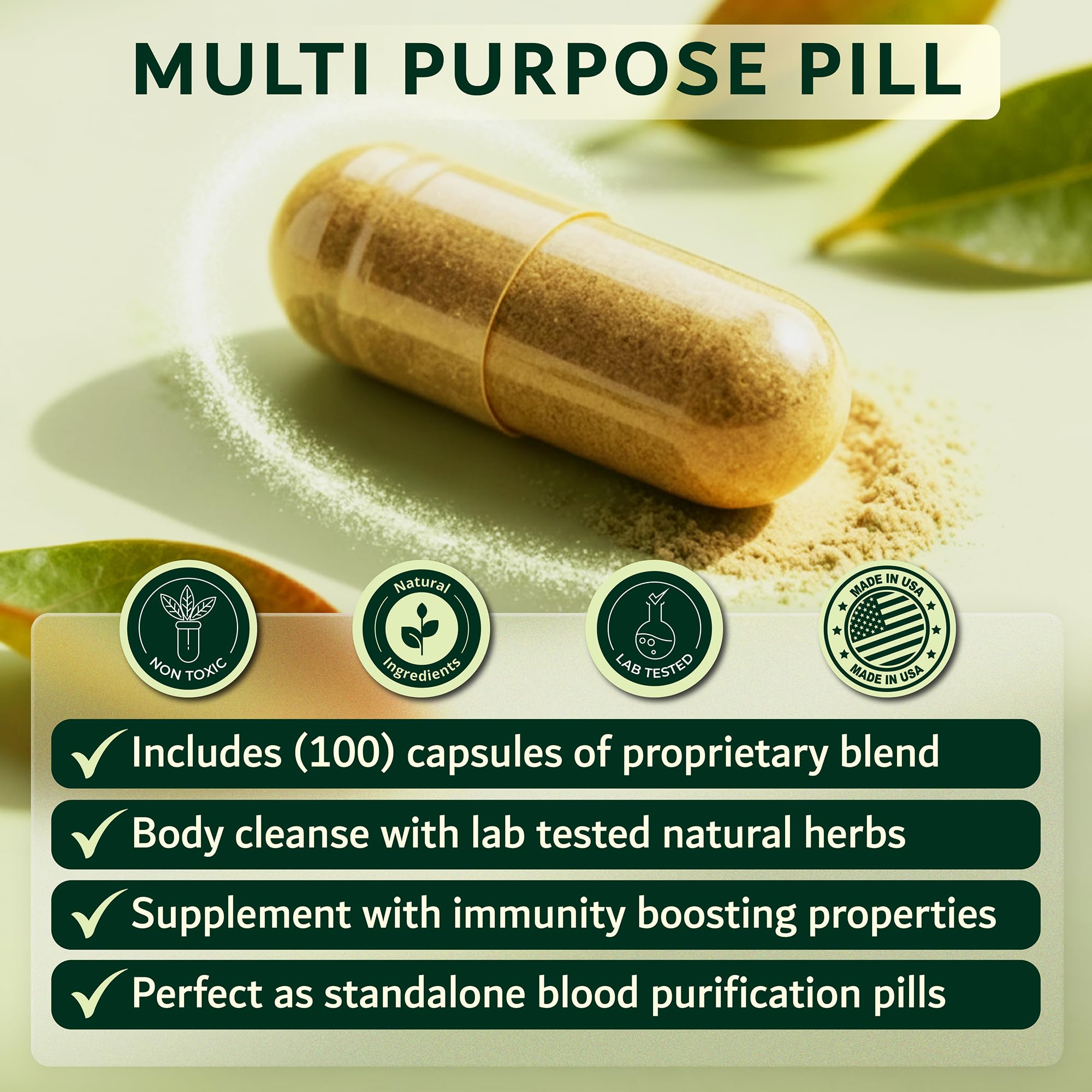 Dimmak Herbs Blood Purifier packaging on shelf communicates natural detox support