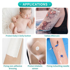 Dimora tattoo aftercare film protects fresh ink while remaining discreet.