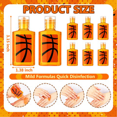 Dimsile mini 1oz basketball hand sanitizer shown for on the go use.