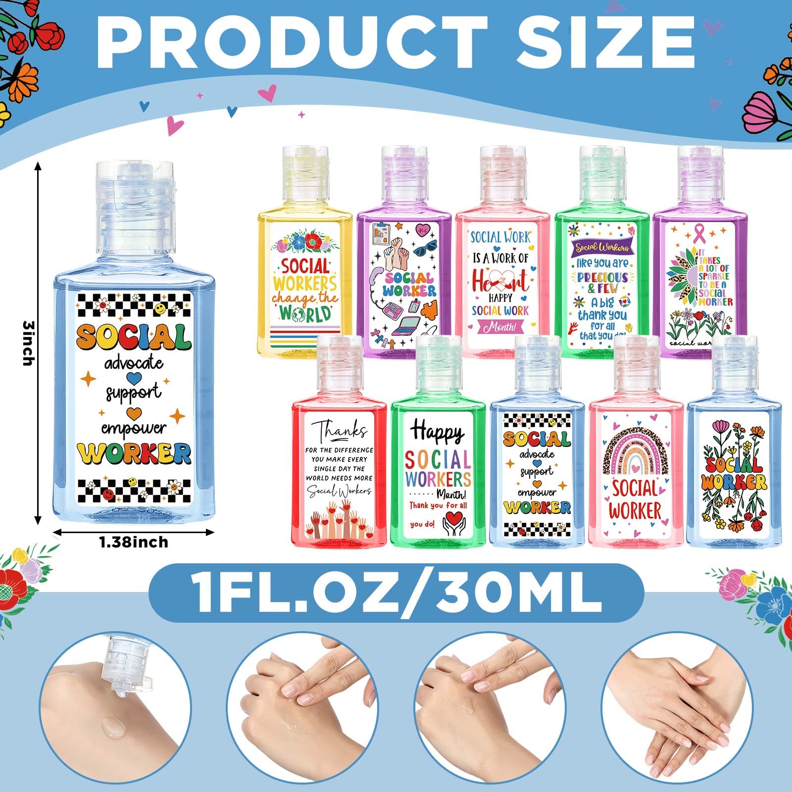 Dimsile travel-size sanitizer held in hand for on-the-go use