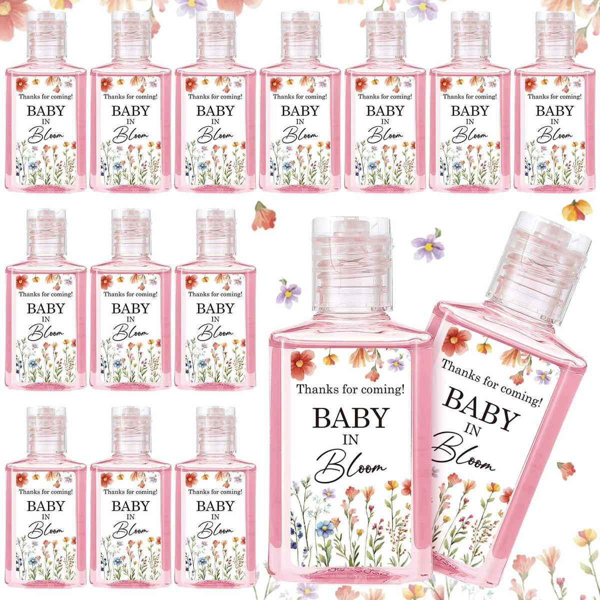 Dimsile wildflower baby in bloom hand sanitizer, compact 1oz for on-the-go freshness.