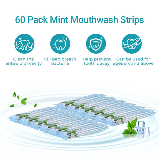 DincherBel mint sachet, portable single-use packaging for fresh breath.