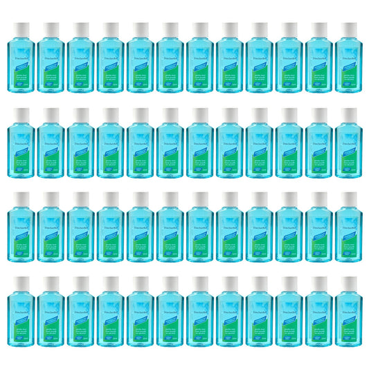 DincherBel mouthwash travel-size 35ml bottle with mint flavor for on-the-go freshness