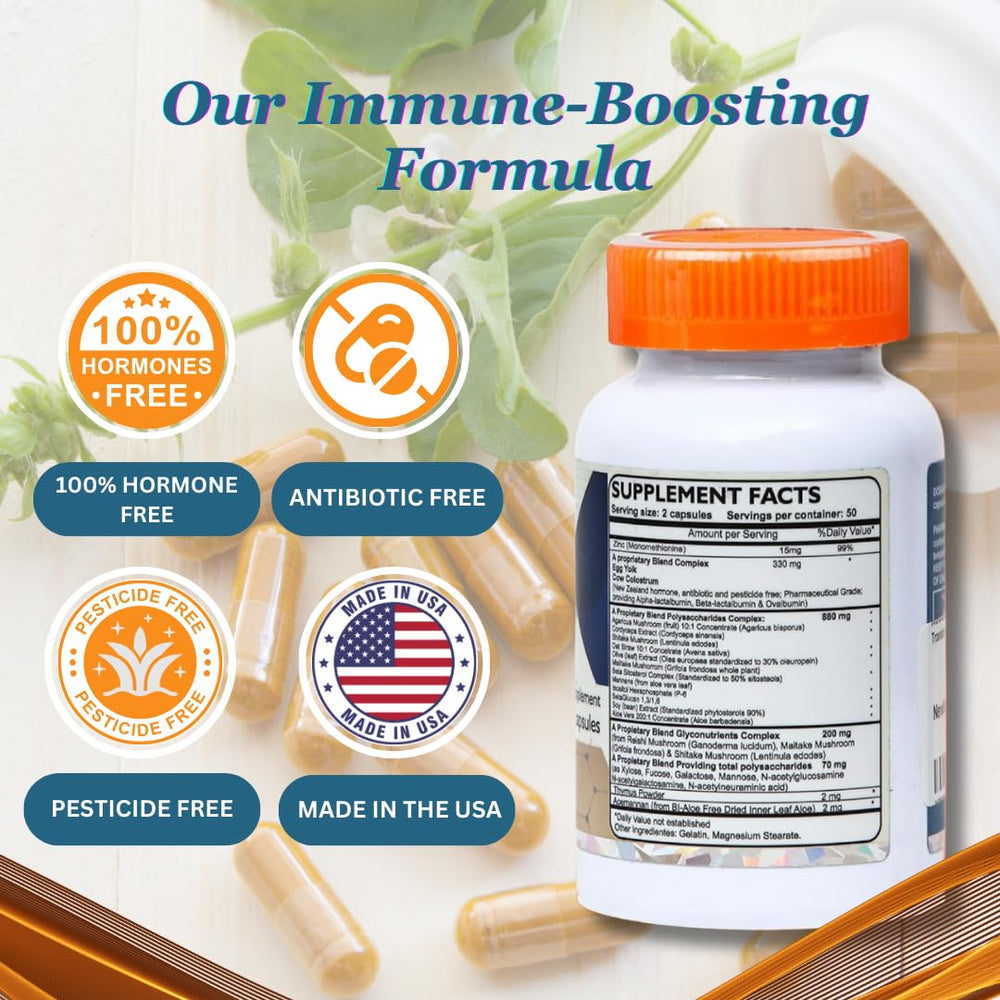 Dislafarm Transfer Factor capsules pack on display for daily immune balance.
