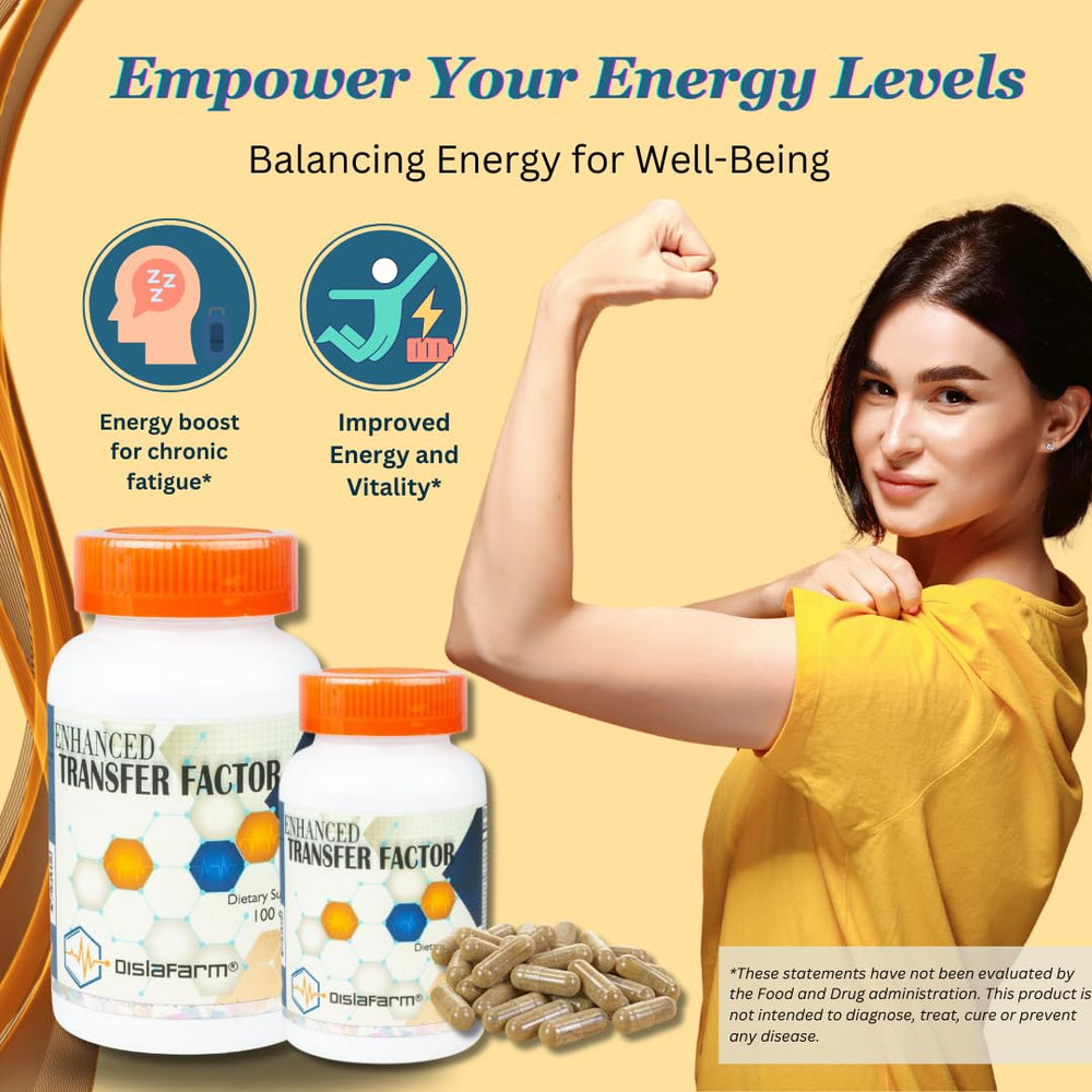 Dislafarm Transfer Factor egg yolk extract highlighting natural immune support.