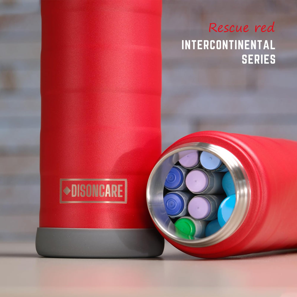 DISONCARE Intercontinental 74H at TSA checkpoint highlights quick-access design.